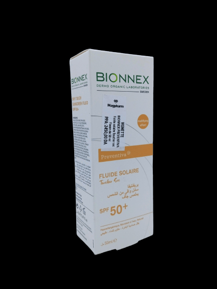 BIONNEX FLUIDE SOLAIRE SPF 50 TOUCHER SEC BIONNEX FLUIDE SOLAIRE SPF 50 TOUCHER SEC