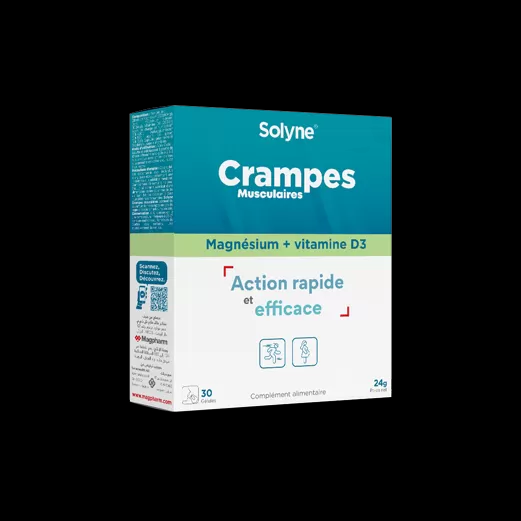 SOLYNE CRAMPES MUSCULAIRES B/30