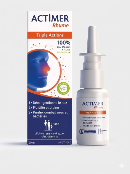 ACTIMER RHUME TRIPLE ACTIONS 20ML
