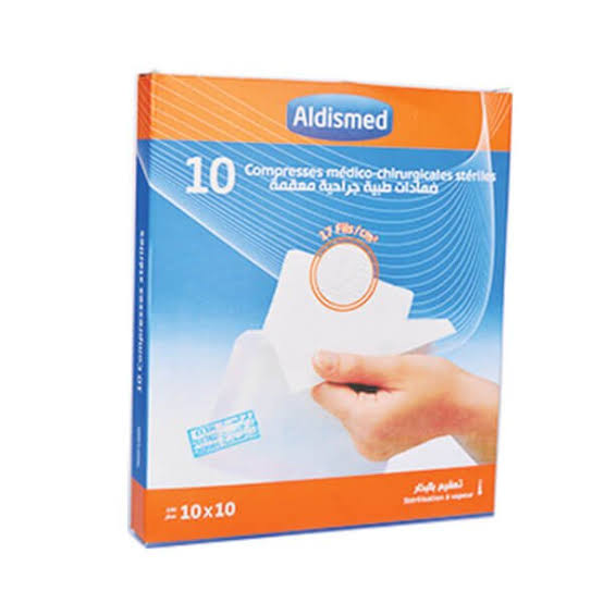 ALDISMED COMP STERILE 10*10 B/10