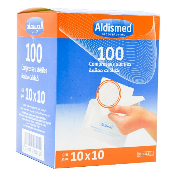 ALDISMED COMP STERILE 10*10 B/100