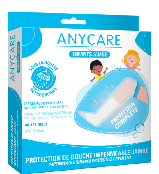 ANYCARE PROCT DE DOUCHE IMPERMEABLE ENFANT JAMBE