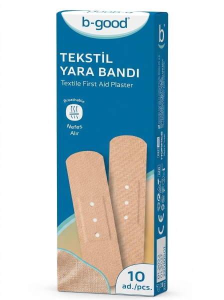 B GOOD TEXTILE FIRST AID PLASTER PM B10PCS B GOOD TEXTILE FIRST AID PLASTER PM B10PCS