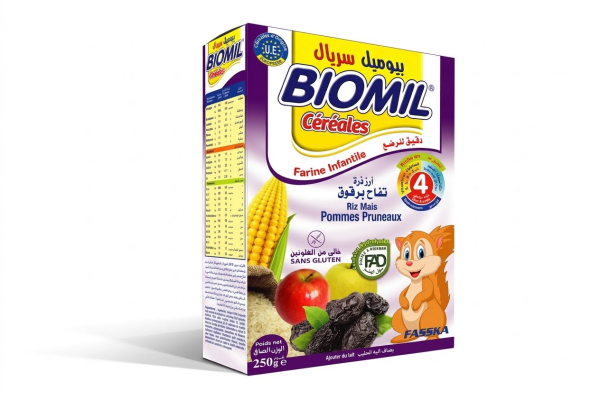 BIOMIL NON LACTEE POMME PRUNEAUX 4M