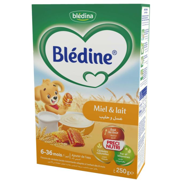 BLEDINE MIEL+LAIT/CONF BANANE& LAIT S/GLUTEN