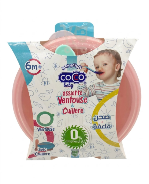 COCCO ASSIETTE VENTOUSE AV CUILLERE