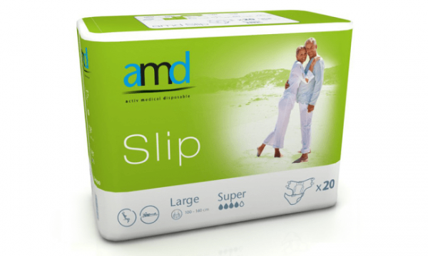 COUCHE ADULTE AMD SLIP LARGE*20
