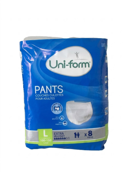 COUCHE ADULTE UNIFORM  LARGE CULOTTE