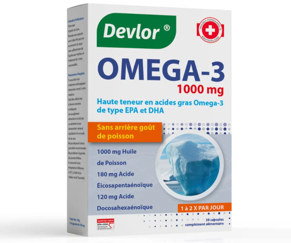 DEVLOR OMEGA-3 1000MG/30CAP DEVLOR OMEGA-3 1000MG/30CAP