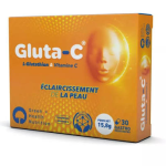 GLUTA C VIT C ECLAIR DE LA PEAU B/30