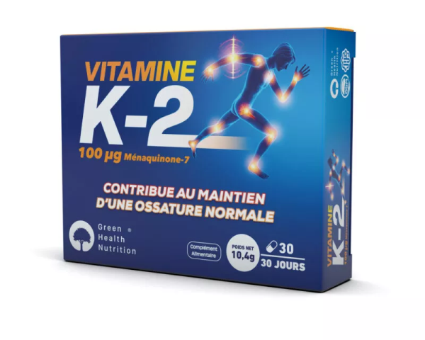 GREEN HEALTH VITAMINE K 2 B/30 GEL GREEN HEALTH VITAMINE K 2 B/30 GEL
