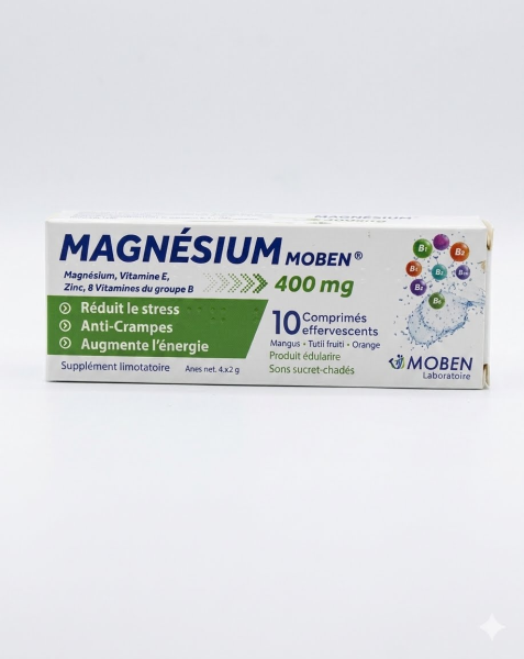 MOBEN MAGN 400MG BT/10 EFFEV PPA 950 MOBEN MAGN 400MG BT/10 EFFEV PPA 950