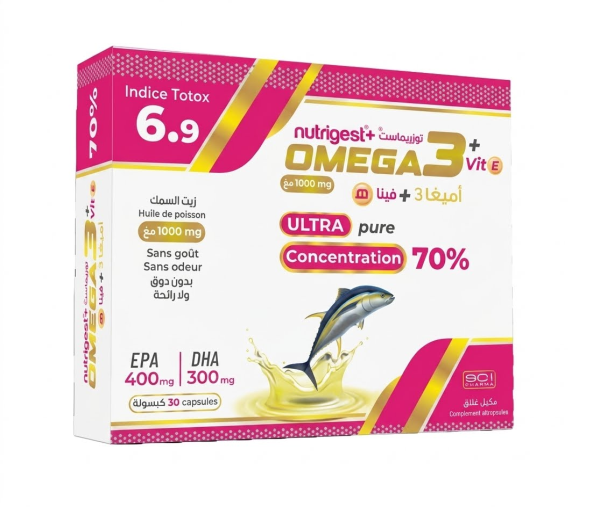 NUTRIGEST OMEGA 3 + VIT E 70% NUTRIGEST OMEGA 3 + VIT E 70%