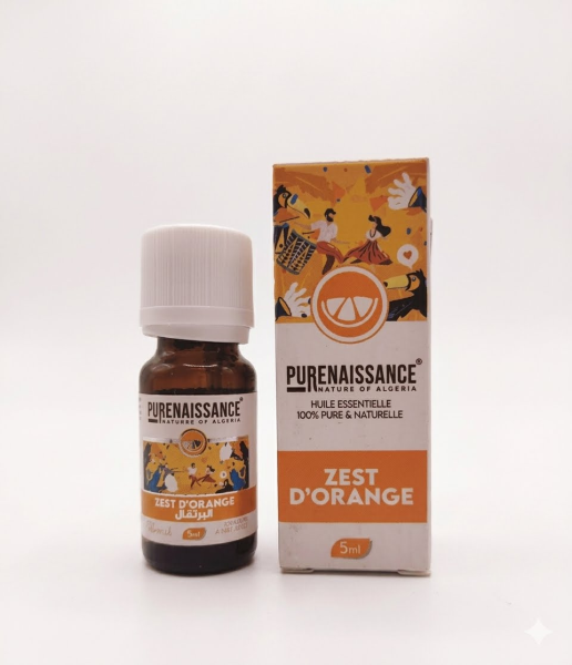 PUR N HUILE ESS ZESTE D'ORANGE 5ML PUR N HUILE ESS ZESTE D'ORANGE 5ML