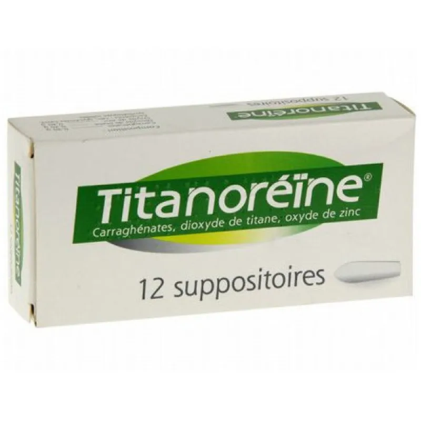 TITANOREINE A LA LIDOCAINE SUPPO