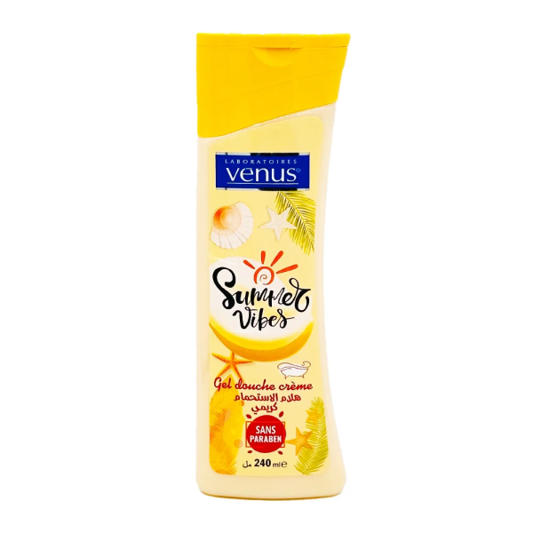 VENUS GEL DOUCHE CREME SUMMER VIBES 240ML VENUS GEL DOUCHE CREME SUMMER VIBES 240ML