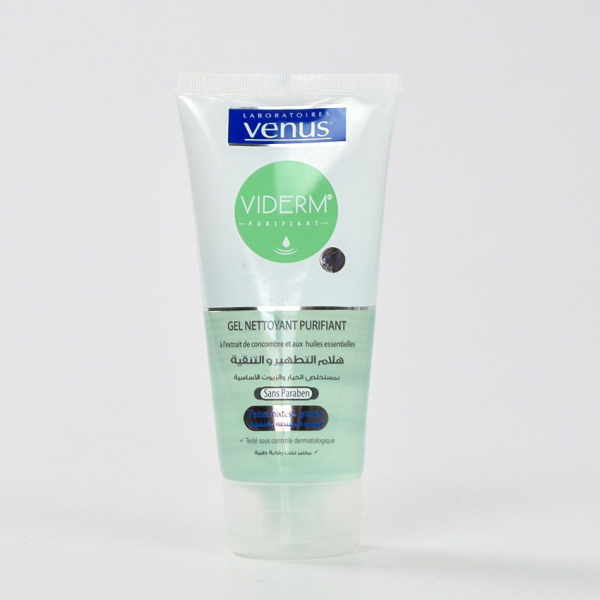 VENUS VIDERM GEL NETTOYANT TUBE 150ML
