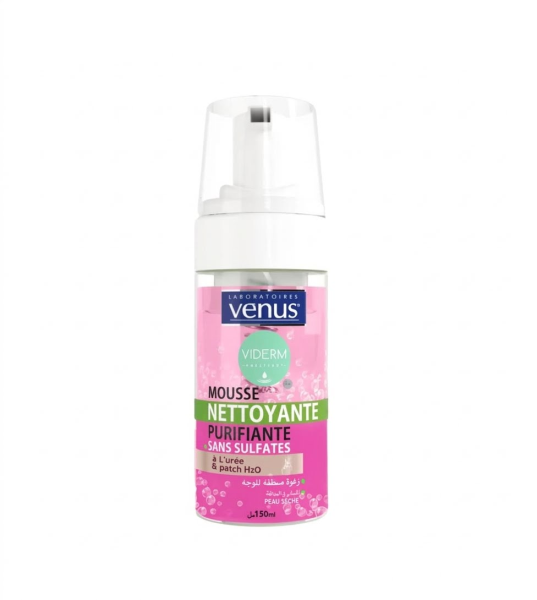 VENUS VIDERM MOUSSE  NETTOYANTE PURIFIANT SANS SULFATE 150ML