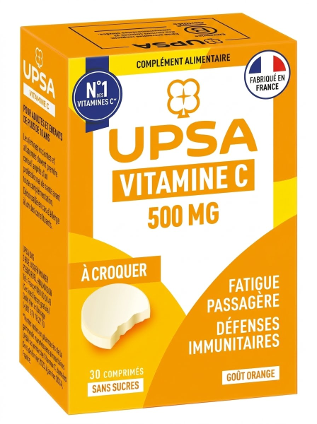 VITAMINE C 500Mg A CROQUER